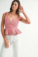 Load image into Gallery viewer, Sealine Peplum Top