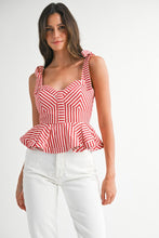 Load image into Gallery viewer, Sealine Peplum Top