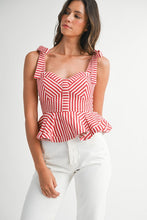 Load image into Gallery viewer, Sealine Peplum Top