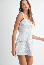 Load image into Gallery viewer, Blue Bloom Skort Dress