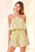 Load image into Gallery viewer, Pistachio Petal Romper