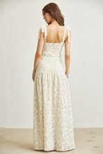 Load image into Gallery viewer, Cream Dahlia Lace Gown