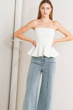 Load image into Gallery viewer, Outline Peplum Top