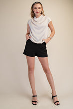 Load image into Gallery viewer, Silk Drape Cowl Top