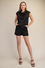 Load image into Gallery viewer, Silk Drape Cowl Top