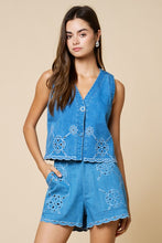 Load image into Gallery viewer, Riviera Eyelet Vest