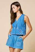 Load image into Gallery viewer, Riviera Eyelet Vest