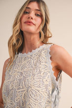 Load image into Gallery viewer, Bluewater Crochet Top