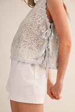 Load image into Gallery viewer, Bluewater Crochet Top