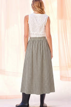 Load image into Gallery viewer, Bayview Stripe Skirt