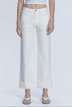 Load image into Gallery viewer, Optic White Cuff Jeans