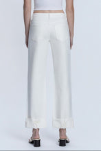 Load image into Gallery viewer, Optic White Cuff Jeans