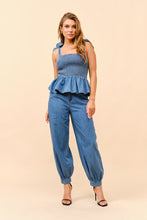 Load image into Gallery viewer, Denim Flow Set