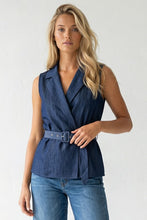 Load image into Gallery viewer, Indigo Cinch Vest