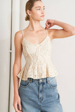 Load image into Gallery viewer, Peplum Whisper Top