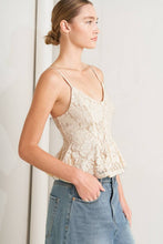 Load image into Gallery viewer, Peplum Whisper Top