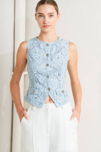 Load image into Gallery viewer, Blue Petal Vest