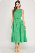 Load image into Gallery viewer, Emerald Buckle Midi