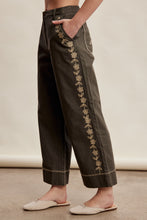 Load image into Gallery viewer, Olive Folk Stitch Pants