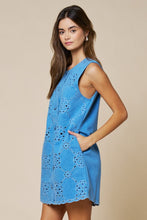 Load image into Gallery viewer, Denim Filigree Dress