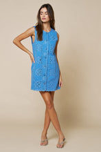 Load image into Gallery viewer, Denim Filigree Dress