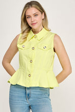 Load image into Gallery viewer, Citrus Pop Peplum