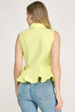Load image into Gallery viewer, Citrus Pop Peplum