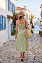 Load image into Gallery viewer, Mojito Stripe Midi
