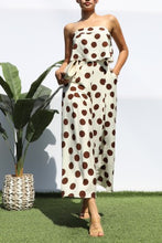 Load image into Gallery viewer, Cappuccino Dots Jumpsuit