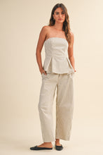 Load image into Gallery viewer, Marlow Stripe Pant Set