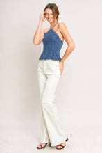 Load image into Gallery viewer, Ric-Rac Denim Top