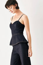 Load image into Gallery viewer, Indigo Bombshell Jumpsuit