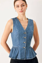 Load image into Gallery viewer, Brixton Denim Vest