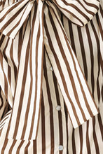 Load image into Gallery viewer, Caramel Ribbon Blouse