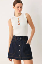 Load image into Gallery viewer, Indigo Buckle Skort