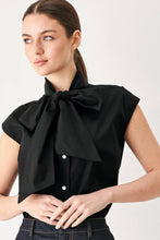 Load image into Gallery viewer, Bowlicious Black Blouse