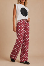 Load image into Gallery viewer, Merlot Dot Pants