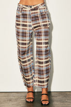Load image into Gallery viewer, Retro Check Barrel Pants