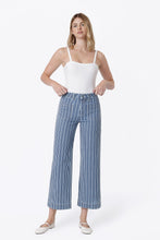 Load image into Gallery viewer, Blue Pinstripe Jeans
