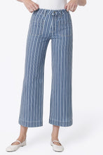 Load image into Gallery viewer, Blue Pinstripe Jeans