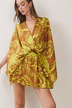 Load image into Gallery viewer, Lime Jungle Caftan