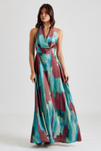 Load image into Gallery viewer, Teal Abstract Maxi