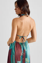 Load image into Gallery viewer, Teal Abstract Maxi