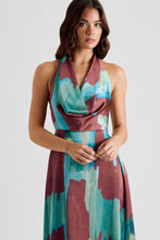 Load image into Gallery viewer, Teal Abstract Maxi