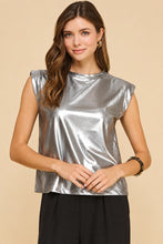 Load image into Gallery viewer, Silver Voltage Top