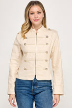 Load image into Gallery viewer, Cream Brigade Jacket