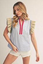 Load image into Gallery viewer, Brightwater Flutter Top