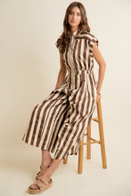 Load image into Gallery viewer, Chocolatina Stripe Jumpsuit