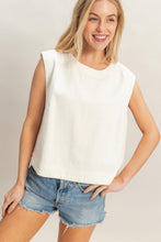 Load image into Gallery viewer, Boxline Denim Top