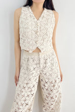 Load image into Gallery viewer, Linen Lace Vest